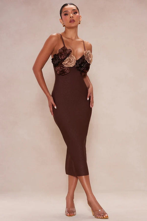 Valentina Bandage Midi Dress