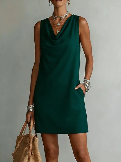 Luna Drape Dress